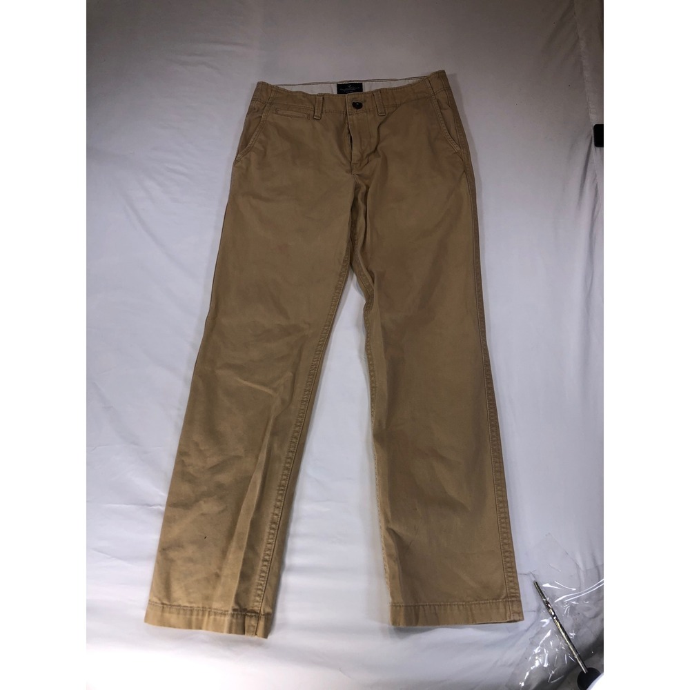 American Eagle Outfitters Mens Khaki Chino Pants Tan Cotton 30x32